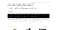 Desktop Screenshot of laroyalflorist.com